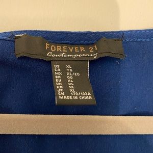 Long sleeve button down crop